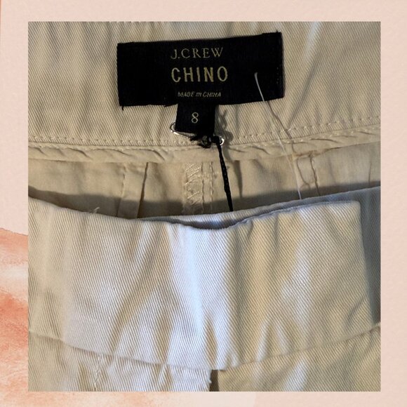 J. Crew Light Khaki Casual Cuffed Chino Shorts - Picture 4 of 4